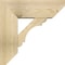 Ekena Millwork Olympic Slat Rough Sawn Bracket w/ Offset Brace, Douglas Fir, 8"W x 22"D x 22"H BKT0806X22X22OLY06RDF - alternate 3